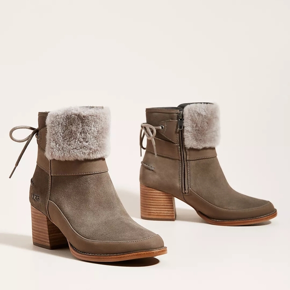 Ugg kicked zip up ankle boots - Picture 6 of 10